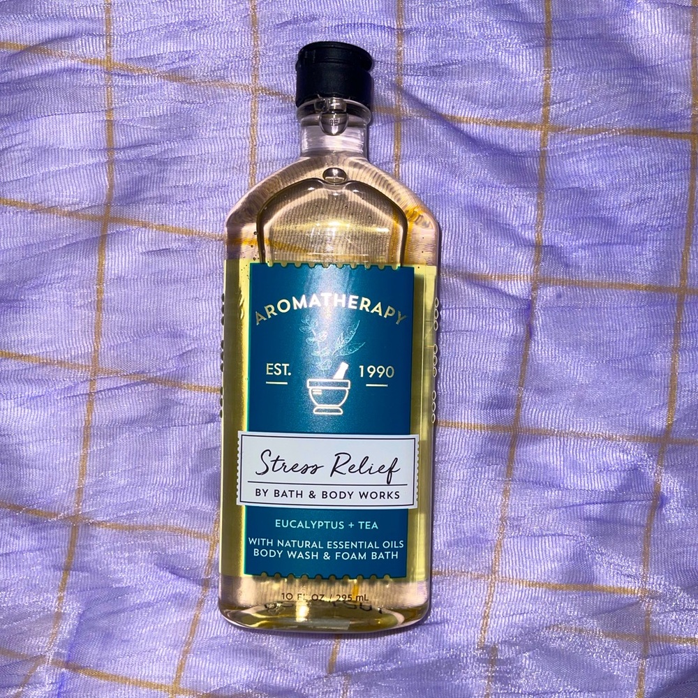 Stress relief aromatherapy body wash
